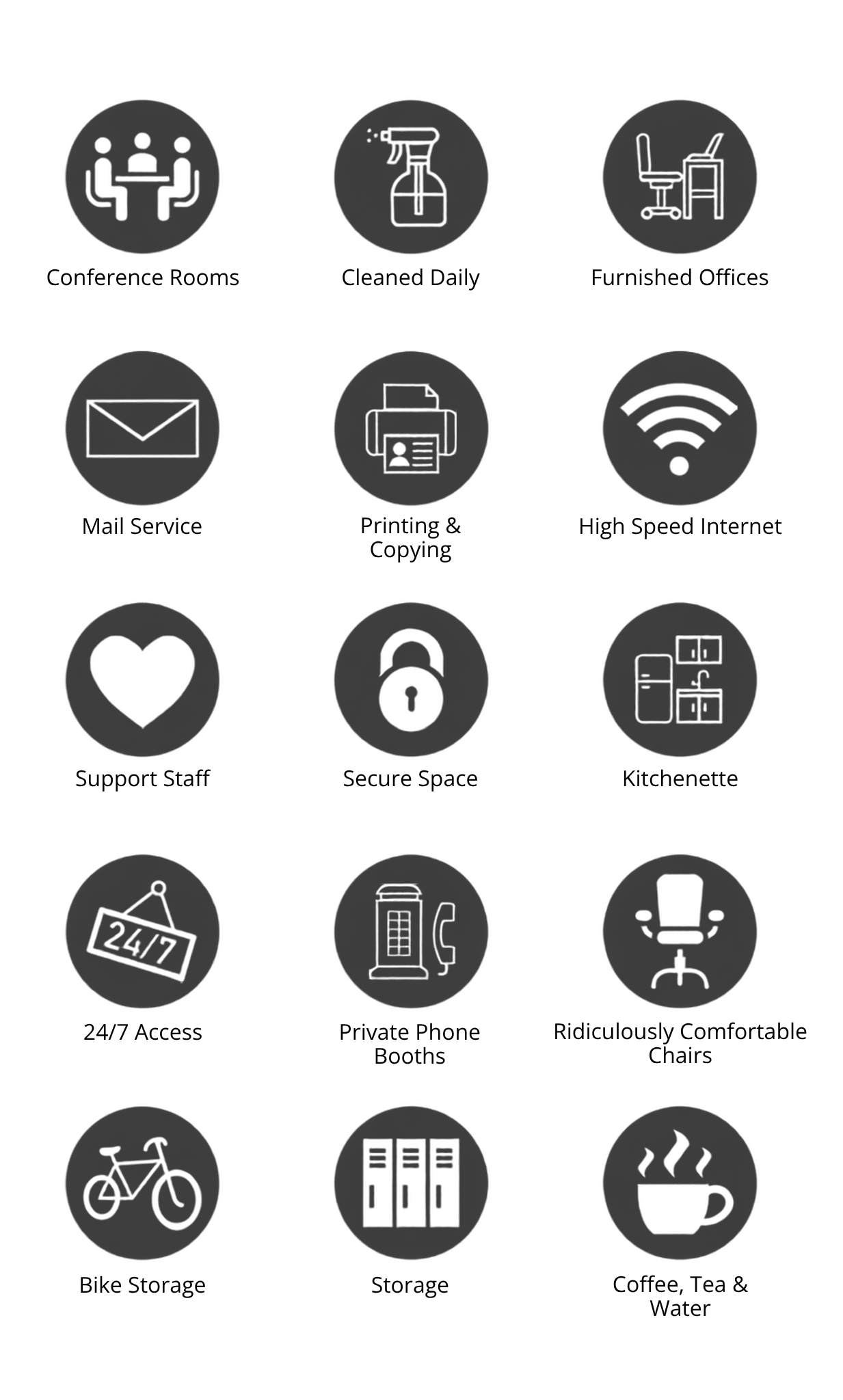 Amenities Icons